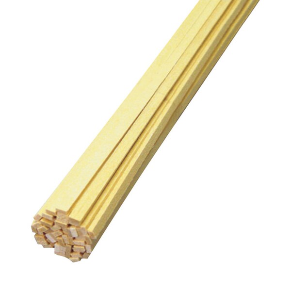 Midwest Products 1/16 in. X 3/16 in. W X 2 ft. L Basswood Strip No 2/BTR Premium Grade 4025 - main
